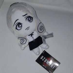Uzumaki Plush Doll with Black and White Outfit